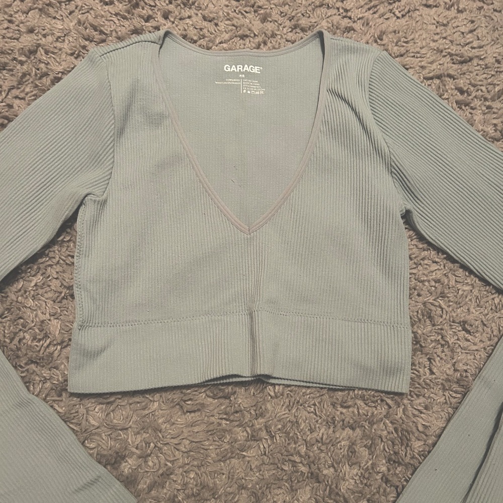Garage Cropped Long Sleeve